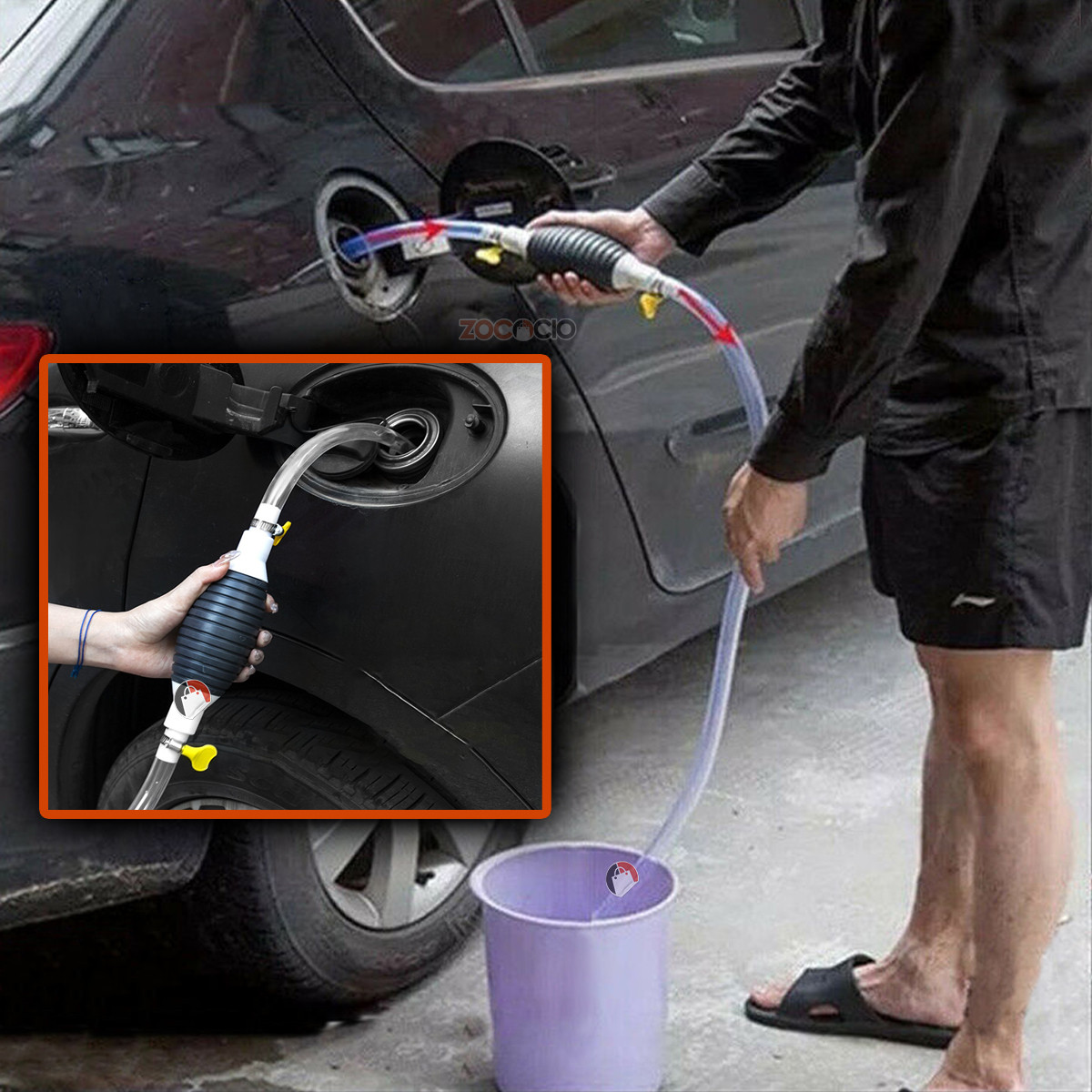 Miniatura 4 de Bomba Manual Succionador De Líquido Comb